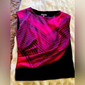 Elegant Pink and Black Women's Top